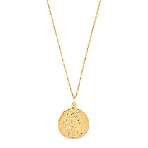Italian Made Coin Pendant In 18K Gold Plated Bronze 18 EBay