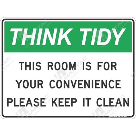 House Keeping Signs General Safety Sign House Keeping This Room Is
