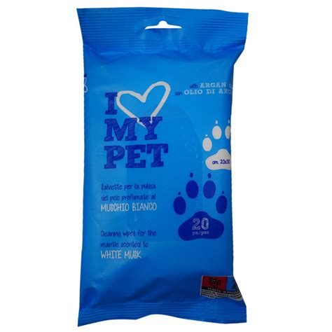 I Love My Pet Wipes For Pets 20 U White Musk Tarraco Import Export