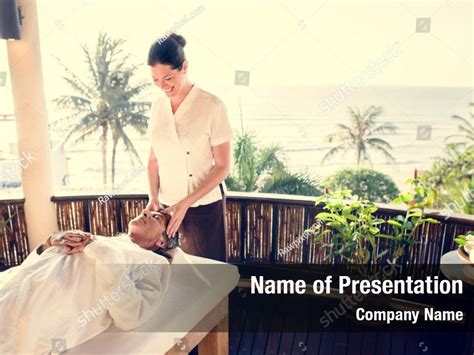 Relaxation Giving Professional Therapist Powerpoint Template Relaxation Giving Professional