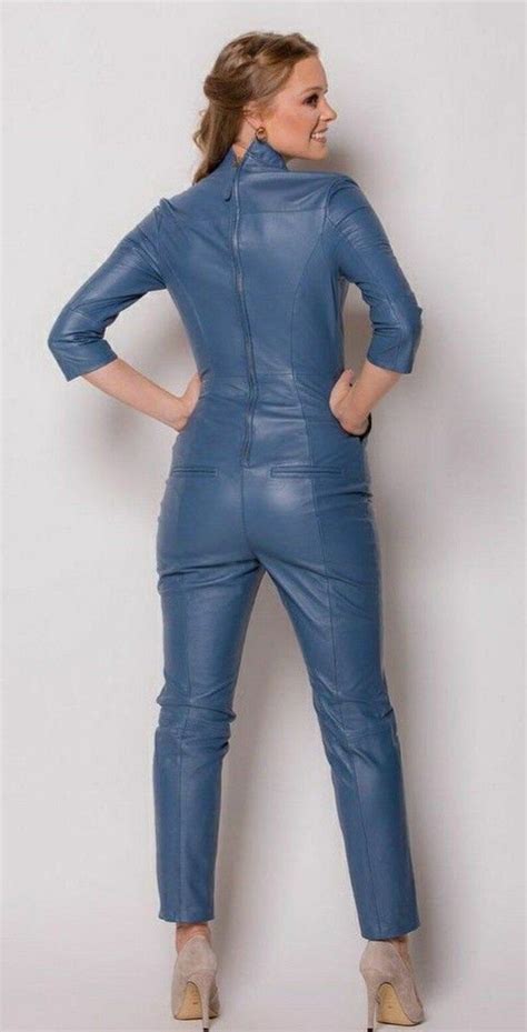 Handmade Women S Lambskin Leather Jumpsuits Leather Etsy In