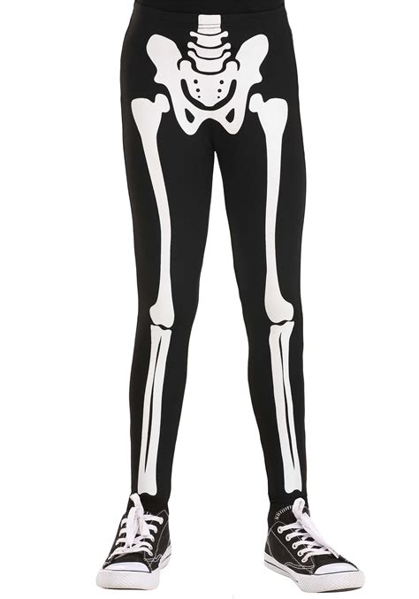 Kids Skeleton Leggings