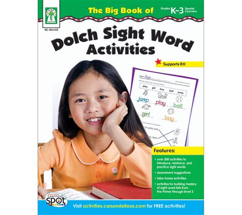 Key Education Dolch Sight Word Activity Book For Kids