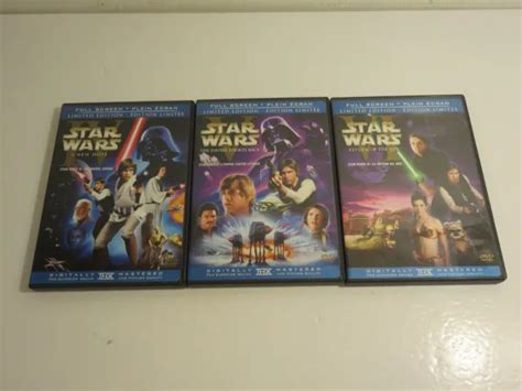 Star Wars Trilogy 6 Disc Limited Edition Dvd Full Screen Original