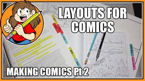 making comics part two layouts for comics rated 13 youtube