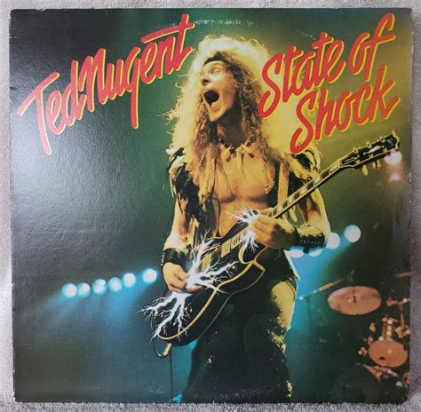 Ted Nugent 1979 State Of Shock Jfe 36000 12 Vinyl 33 Lp Epic Hard