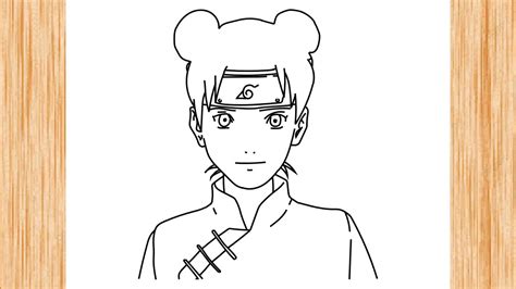 How To Draw Tenten Youtube