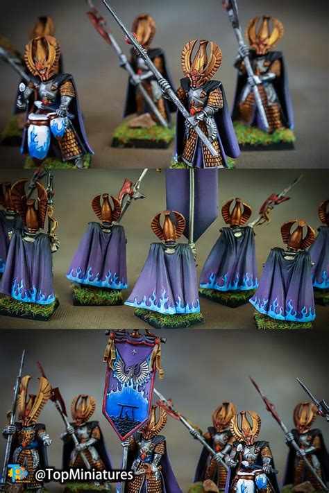 Warhammer Fantasy Painted High Elves Phoenix Guard Miniatures High