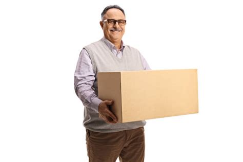 Man Carrying Big Box Stock Photos Pictures And Royalty Free Images Istock