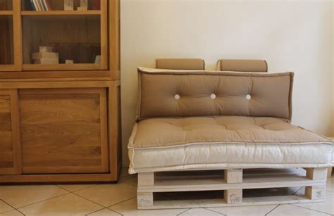 4 finitura e parte idraulica. green pallet divano ecologico tabouret cotone riciclato colori nature - Onfuton