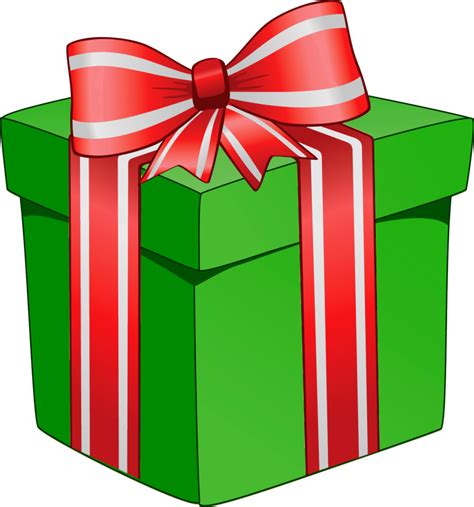 Christmas Wrapped Present Clipart Kid