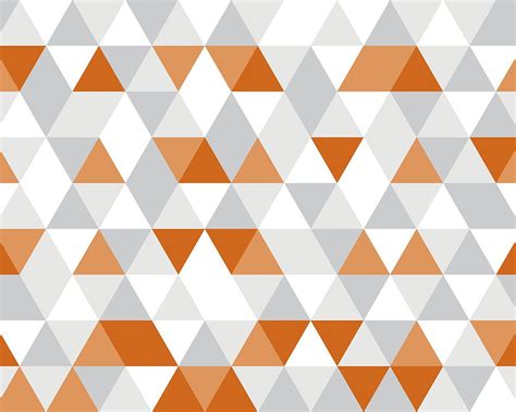 Bright Orange Geometric Wall Mural Wallpaper Mural Ohpopsi