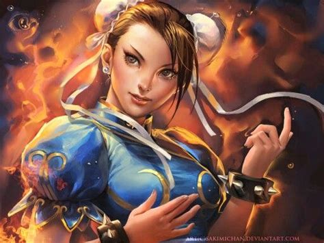 Chung Lee Street Fighter Sakimichan Personagens