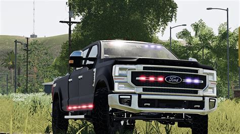 2020 Ford F Series Slick Top Ghost V10 Fs19 Farming Simulator 19 Mod