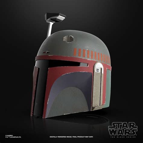 Star Wars The Black Series Boba Fett Re Armored Premium Electronic Helmet The Mandalorian