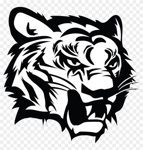 Black Tiger Logo Png Clip Art Library
