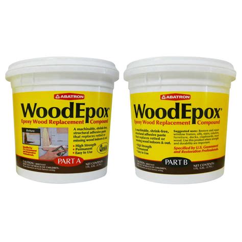 Abatron Woodepox Epoxy Wood Filler Kit 2 Gal Ace Hardware