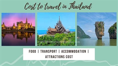 how much does it cost to travel in thailand the revolving compass