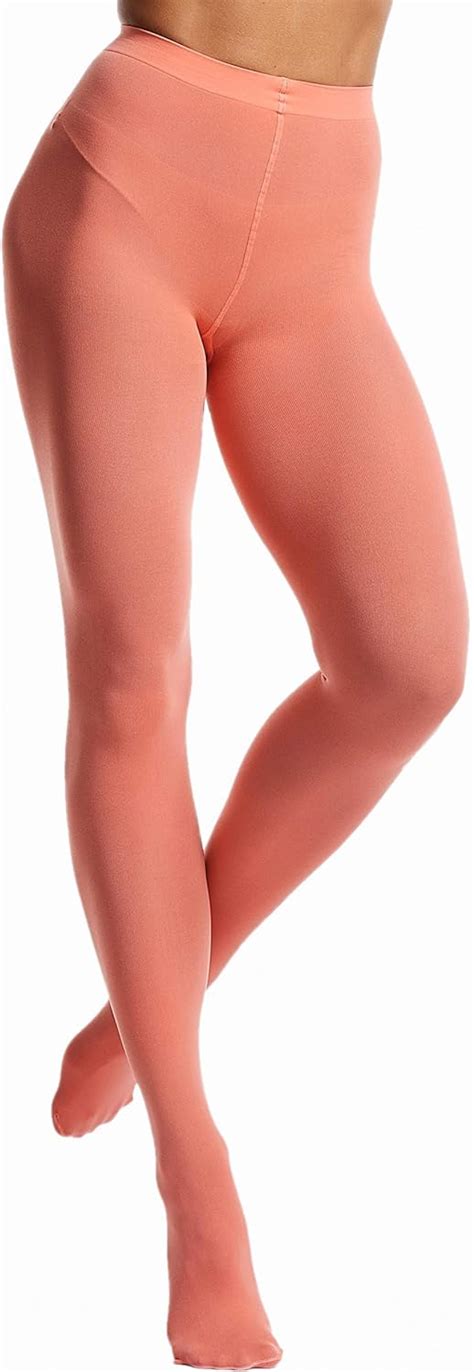 Frola Women S Denier Soft Semi Opaque Solid Color Footed Pantyhose Tights At Amazon Womens