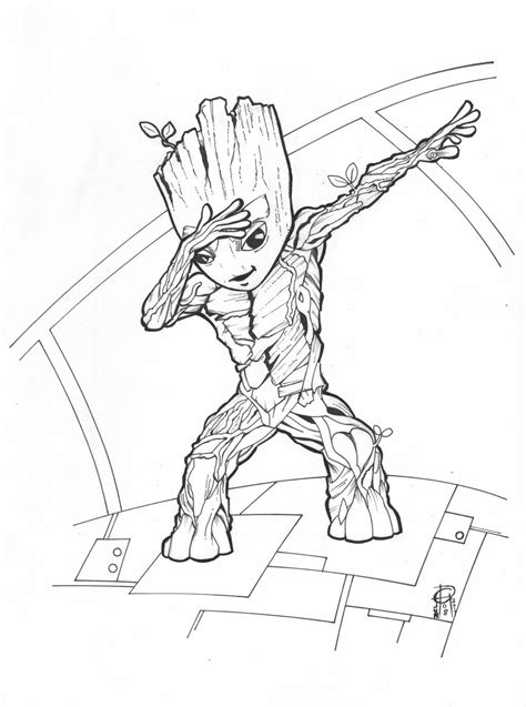 On this site, we provide you with some of the best one. Baby Groot GotGvol2 by MentalPablum | Superhero coloring ...