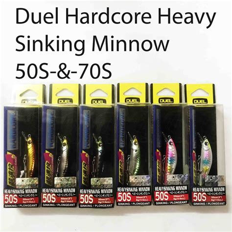 Duel Hardcore Heavy Sinking Minnow 50s And 70s Fishing Lure Shopee Malaysia
