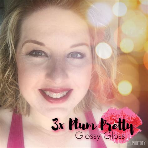 3x plum pretty lipsense glossy gloss 💋 ️ order via facebook groups 6777