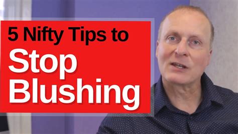 How To Stop Blushing Easy Tips Youtube