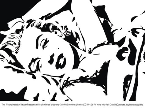 Marilyn Monroe Vector Portrait