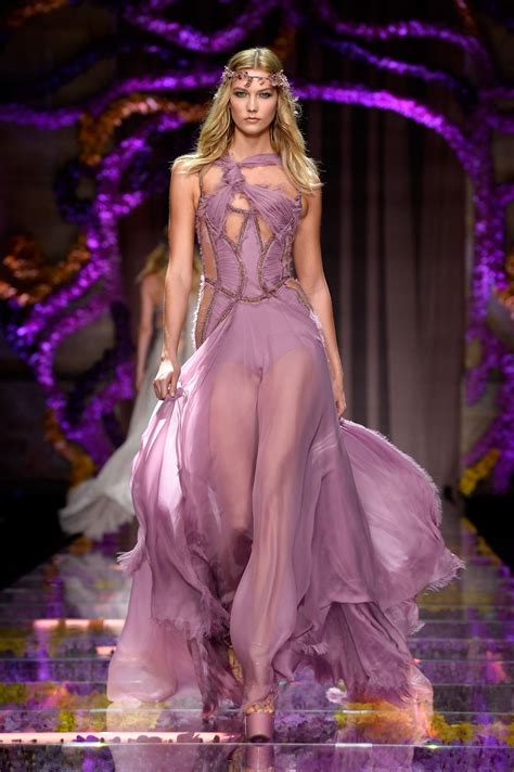 Karlie Kloss On The Runway Of Atelier Versace Fashion Show In Paris Hawtcelebs
