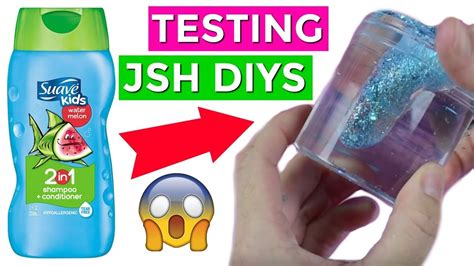 Testing Jsh Diy Water Slime Diys Do They Work Youtube
