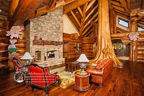 Some log home décor ideas are adirondack lake cabin, southwestern style, western lodge or appalachian style. Rustic Fireplace Mantels | Fireplace mantel | Littlebranch ...