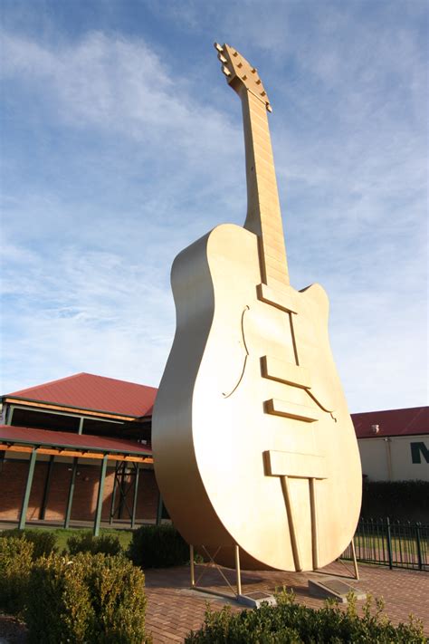 the big golden guitar destination tamworth country music festival australia travel country