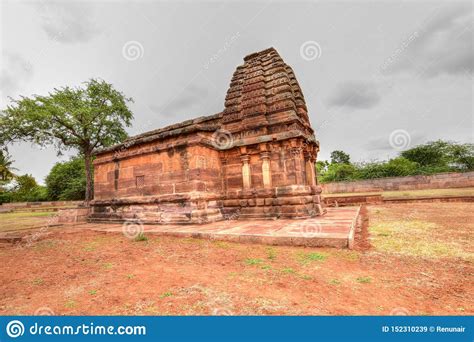 The Beautiful Temples Of Aihole Karnataka Stock Image