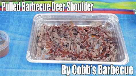 Barbecue Deer Shoulder Bbq Venison Recipe Youtube