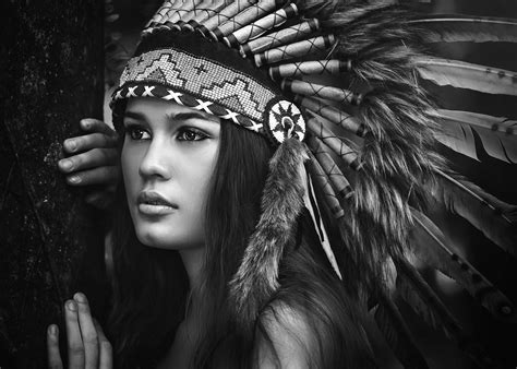 Luci Indian Native American Headdress Indian Girl Tattoos Native