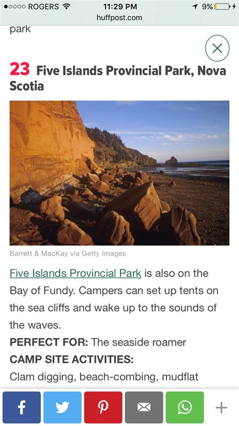 Sea Cliff East Coast Road Trip Mackay Nova Scotia Getty Images