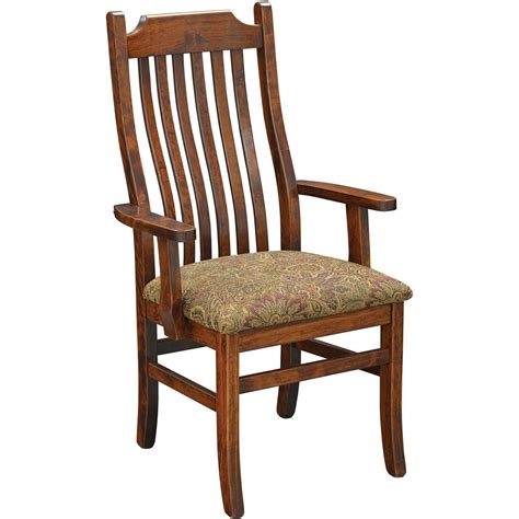 Trailway Wood Easton Pike Customizable Solid Wood Arm Chair Fashion