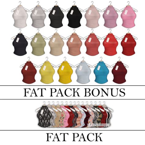 Second Life Marketplace Tachinni Lucy Top Fat Pack Maitreya