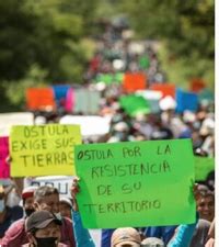 Acción de la comunidad indígena nahua de Santa María Ostula en