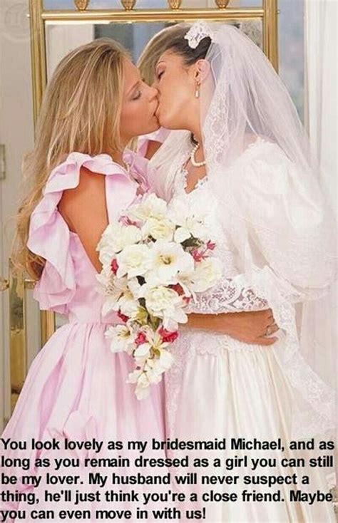 Women In Dresses Kissing