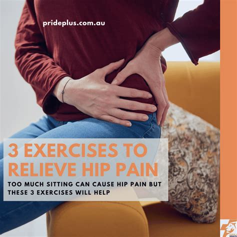 How To Relieve Hip Pain From Sitting With 3 Physio Exercises