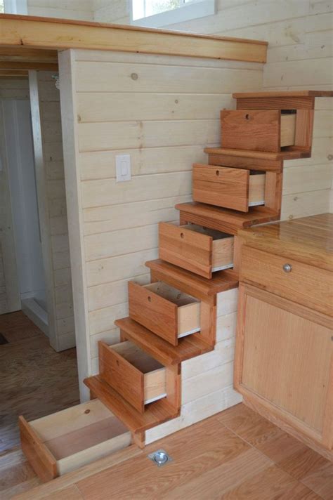 25 Creative Staircase Ideas For Tiny House Şirin Ev Yaşamı Küçük Ev