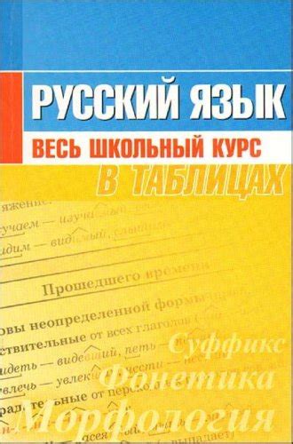 Russkiy Yazyk Ves Shkolnyy Kurs V Tablitsah 9789855134306 Abebooks