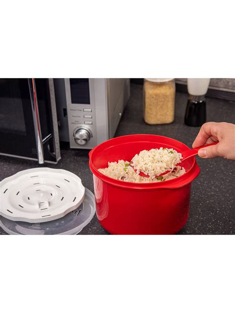 Good2heat Microwave Rice Cooker With Lid Red 28l At John Lewis