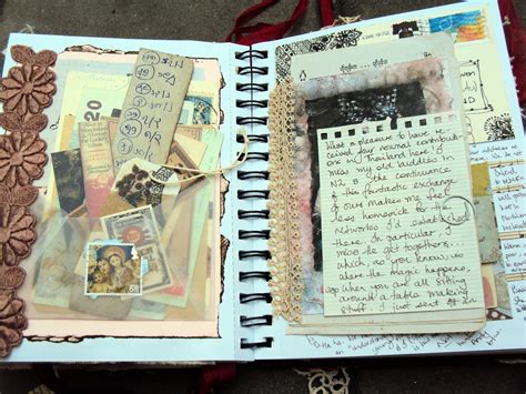 Debrina S Altered Art Diary Art Journal Pages