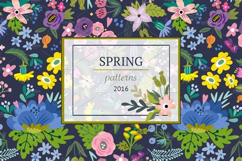 (you can also choose load actions… in your. Spring patterns ~ Graphic Patterns ~ Creative Market