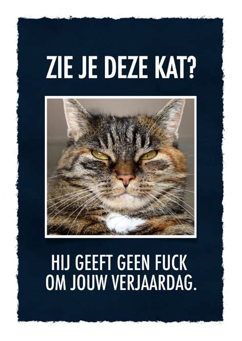 Grappige Verjaardagskaart Met Leuke Tekst Foto Kaartje Go