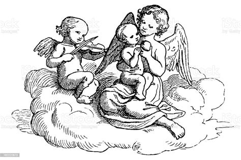 Angels In Heaven Stock Illustration Download Image Now Istock