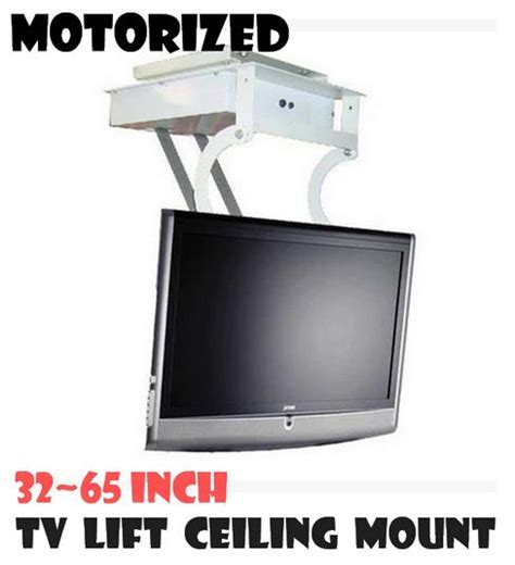 Easily mount to ceiling and wall. Motorized Tv Ceiling Mount | Nakedsnakepress.com