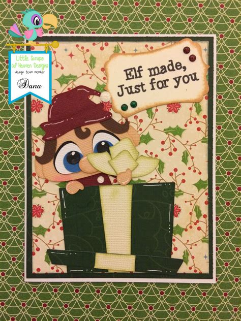 little scraps of heaven designs card using the file all wrapped up elves card design cards